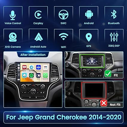 Android Car Stereo for Jeep Grand Cherokee 2014-2020