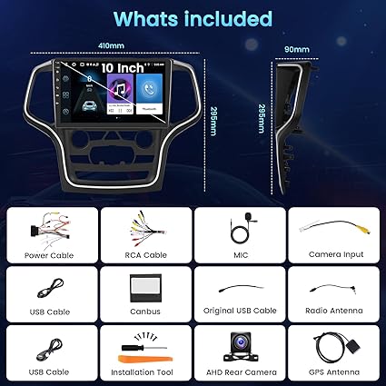 Android Car Stereo for Jeep Grand Cherokee 2014-2020