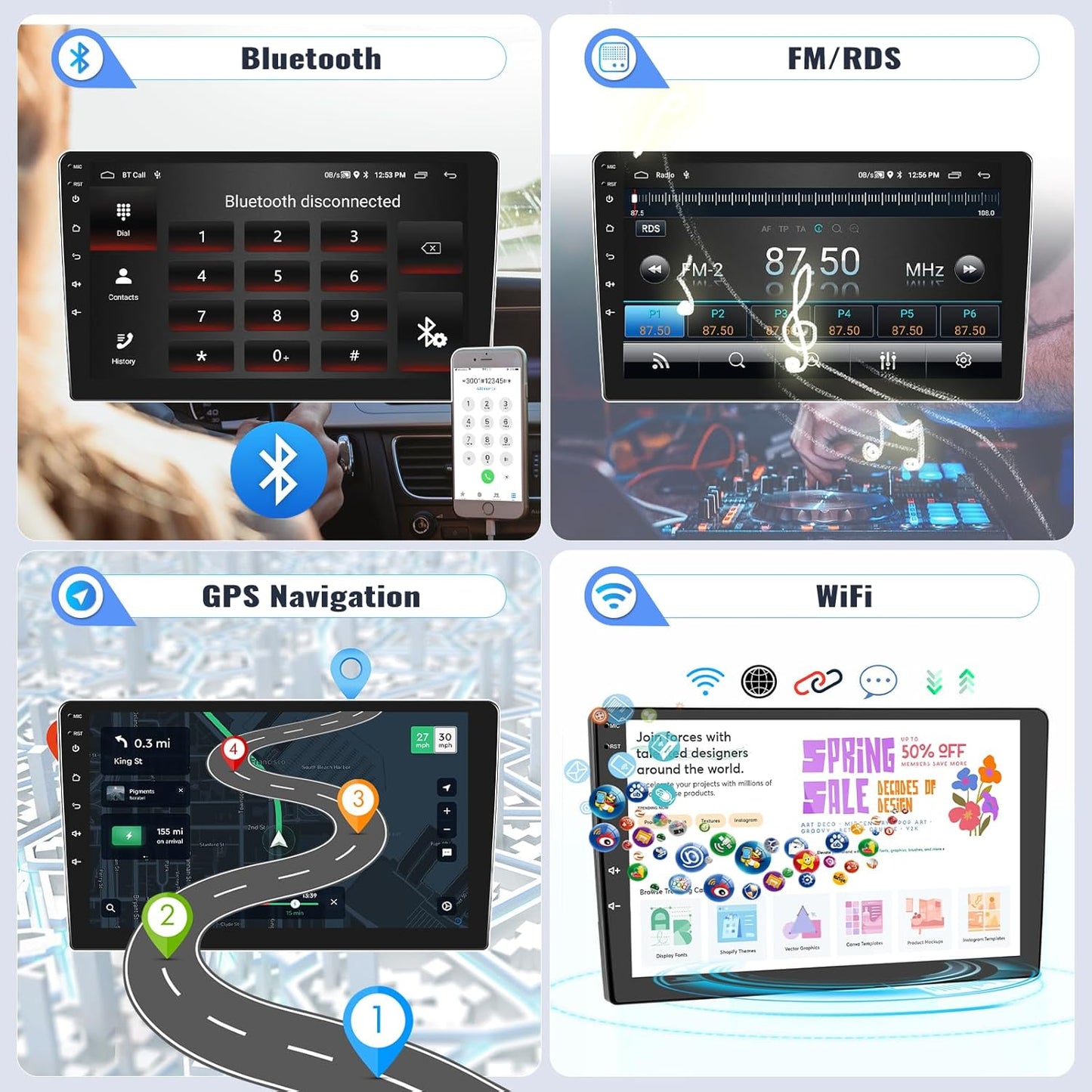 Android Car Stereo for Honda Civic 2013-2017